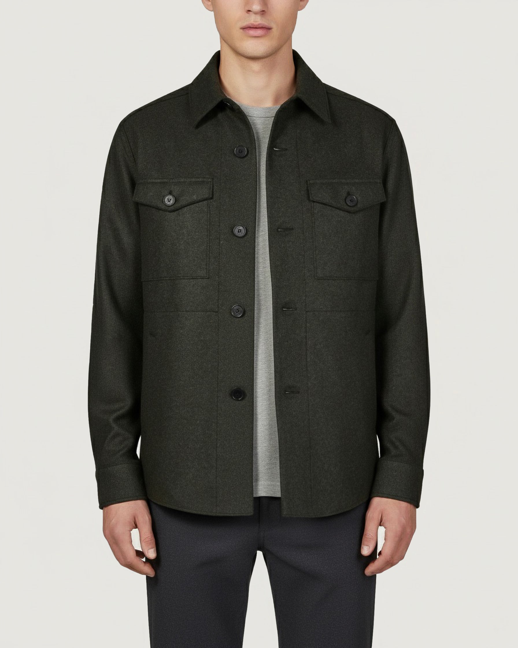 Cashmere Shirt Jacket