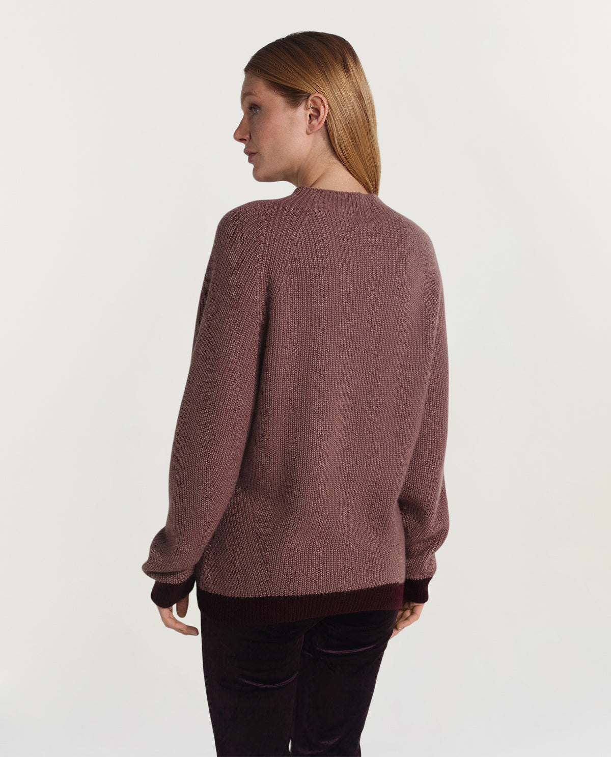 Cashmere-silk sweater