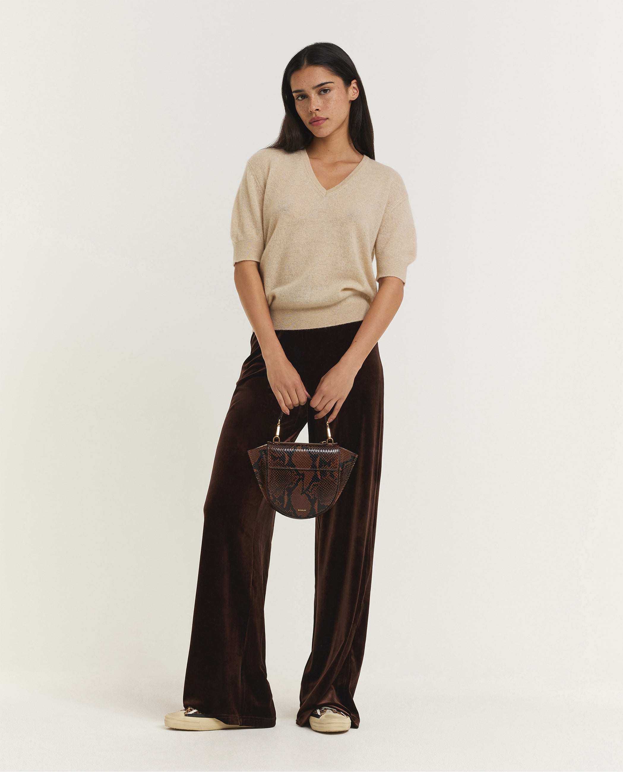 Short Sleeved Cashmere Sweater