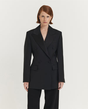 Hourglass Tuxedo Blazer - Zwart