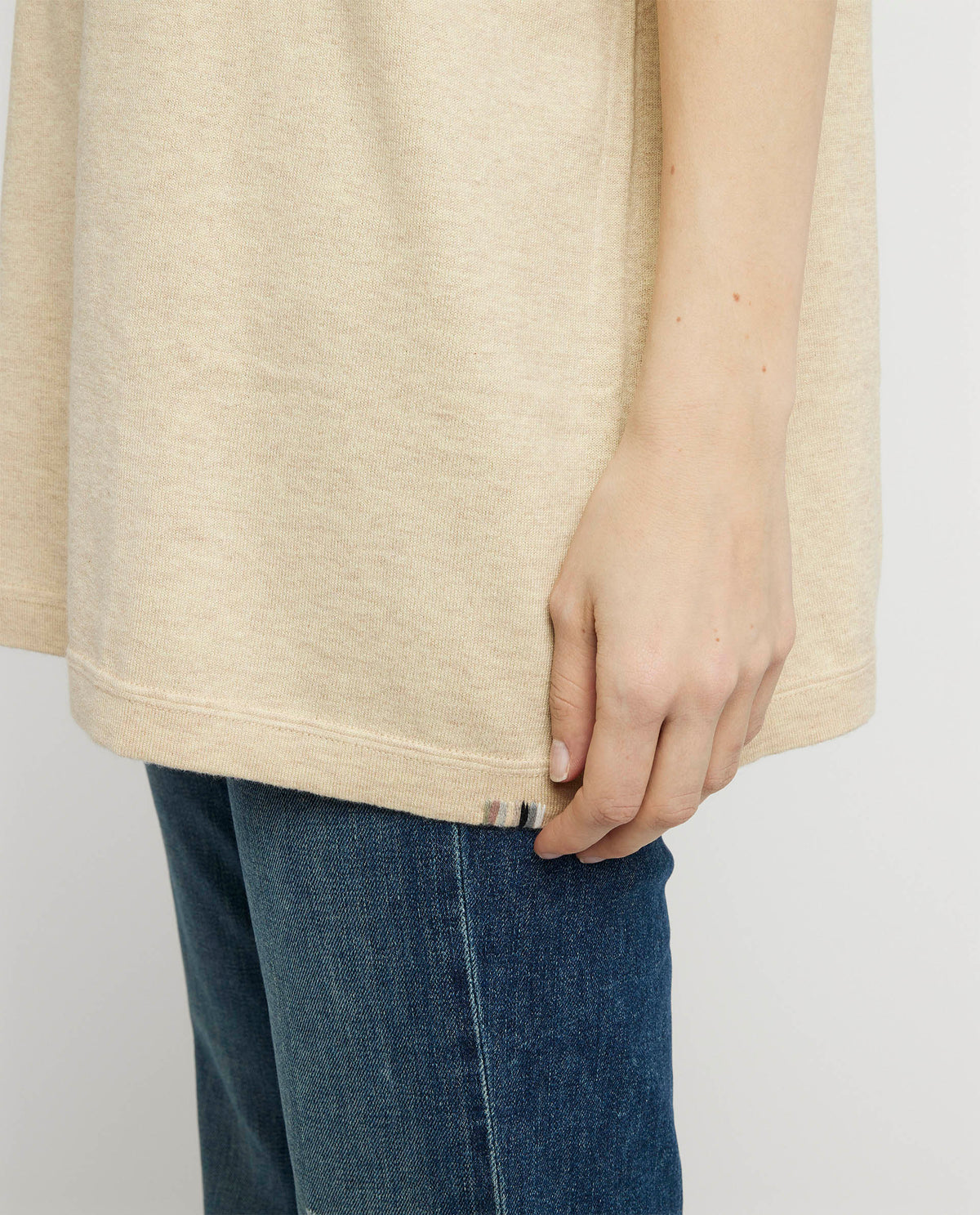 Cotton-cashmere t-shirt