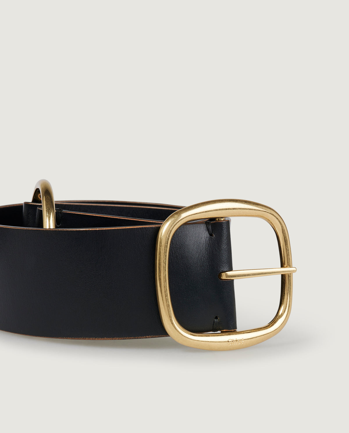 Leren Anita Riem - Zwart