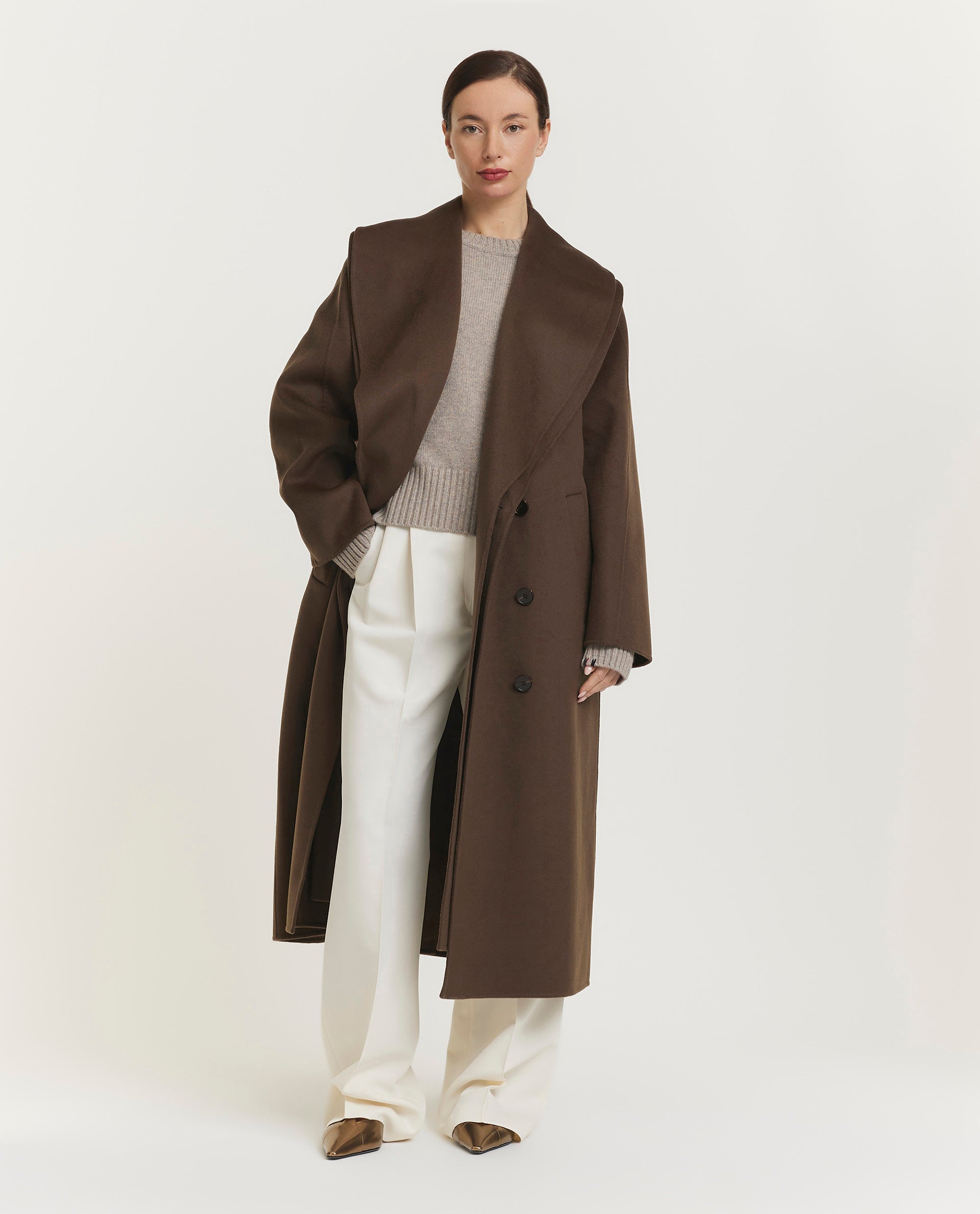 Long wool coat