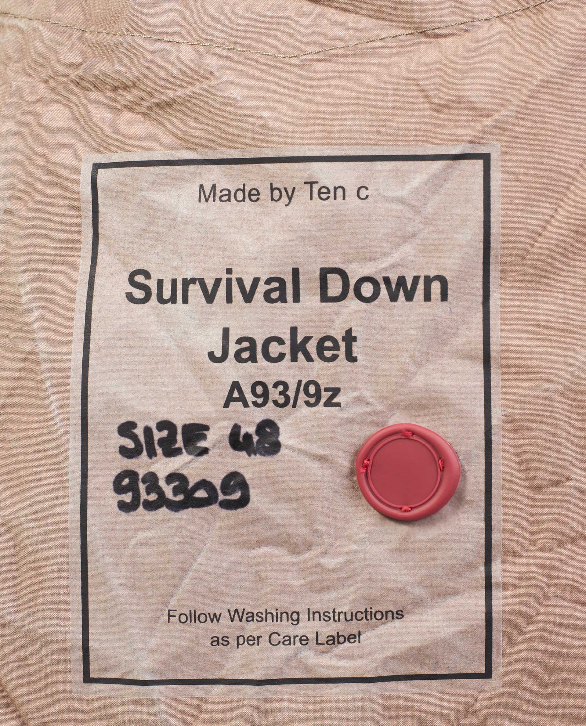 Survival down jacket