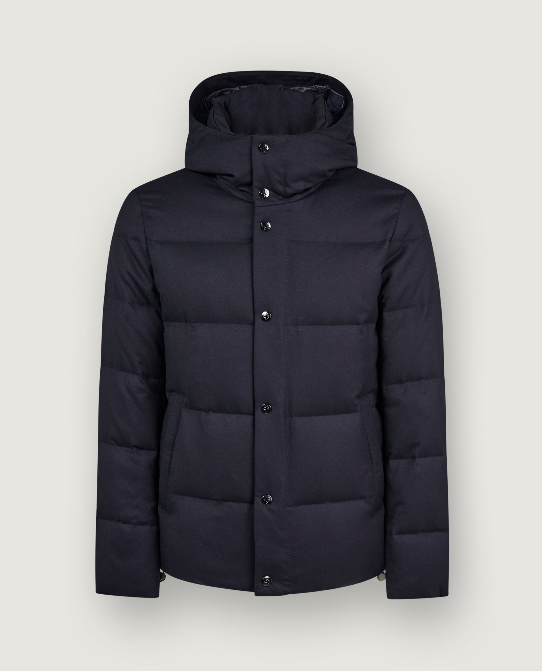 Wollen Donsjas - Donkerblauw