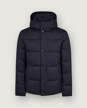 Wollen Donsjas - Donkerblauw