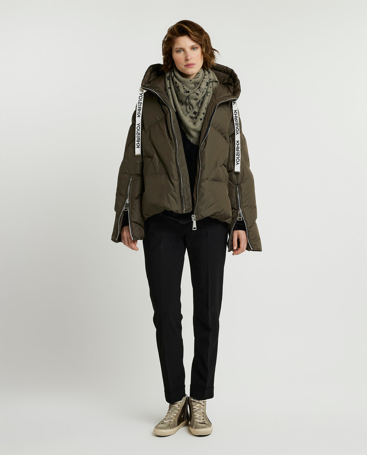 Velvet Crew Neck Sweater