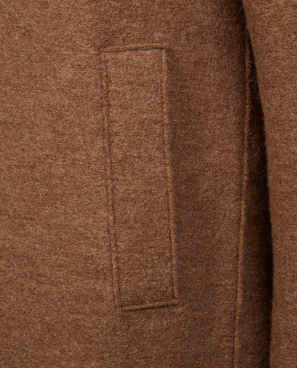 Wollen Overjas - Lichtbruin