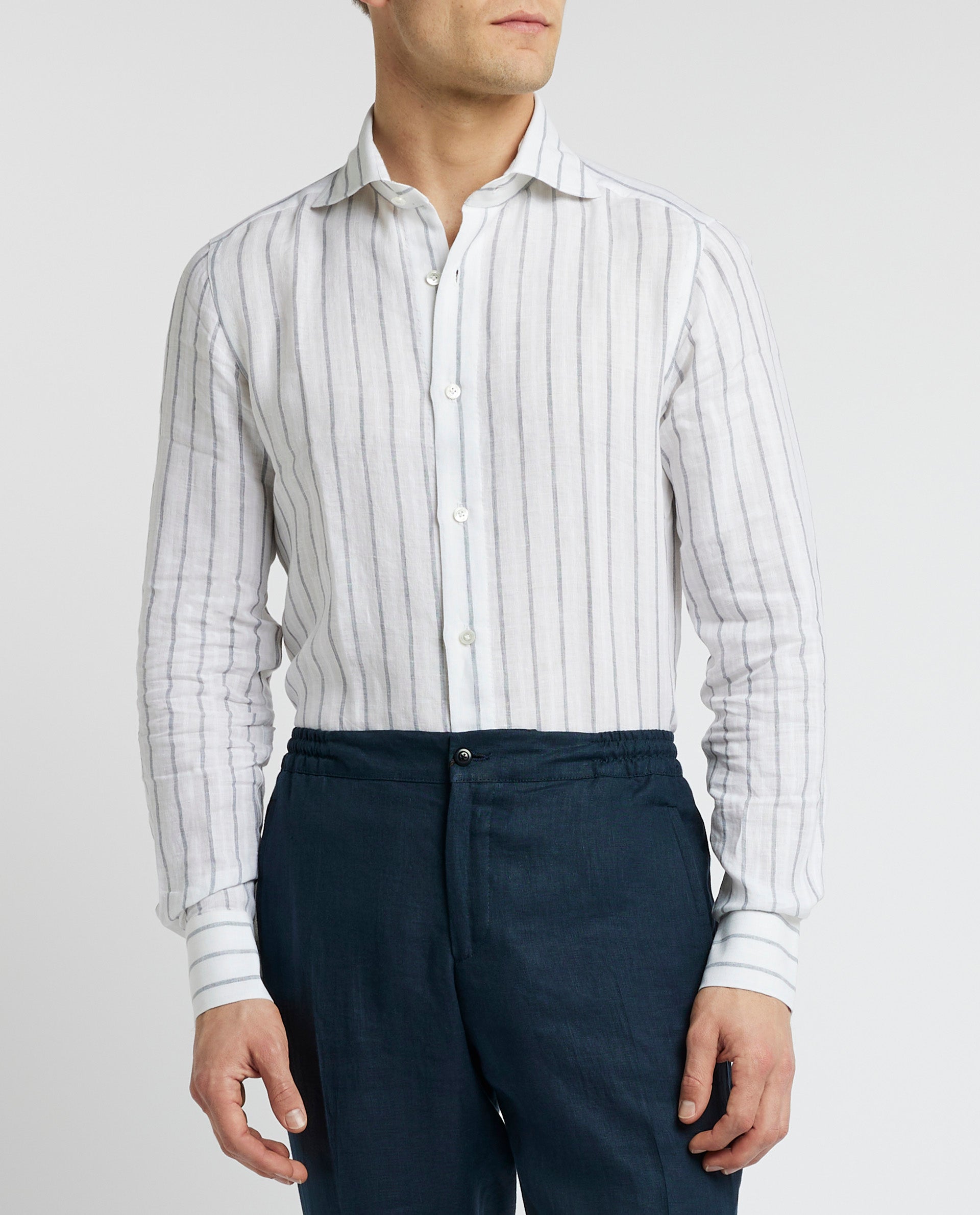 Linen Striped Shirt