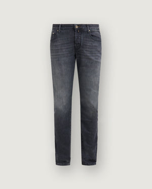 Slim Fit Nick Jeans - Donkergrijs