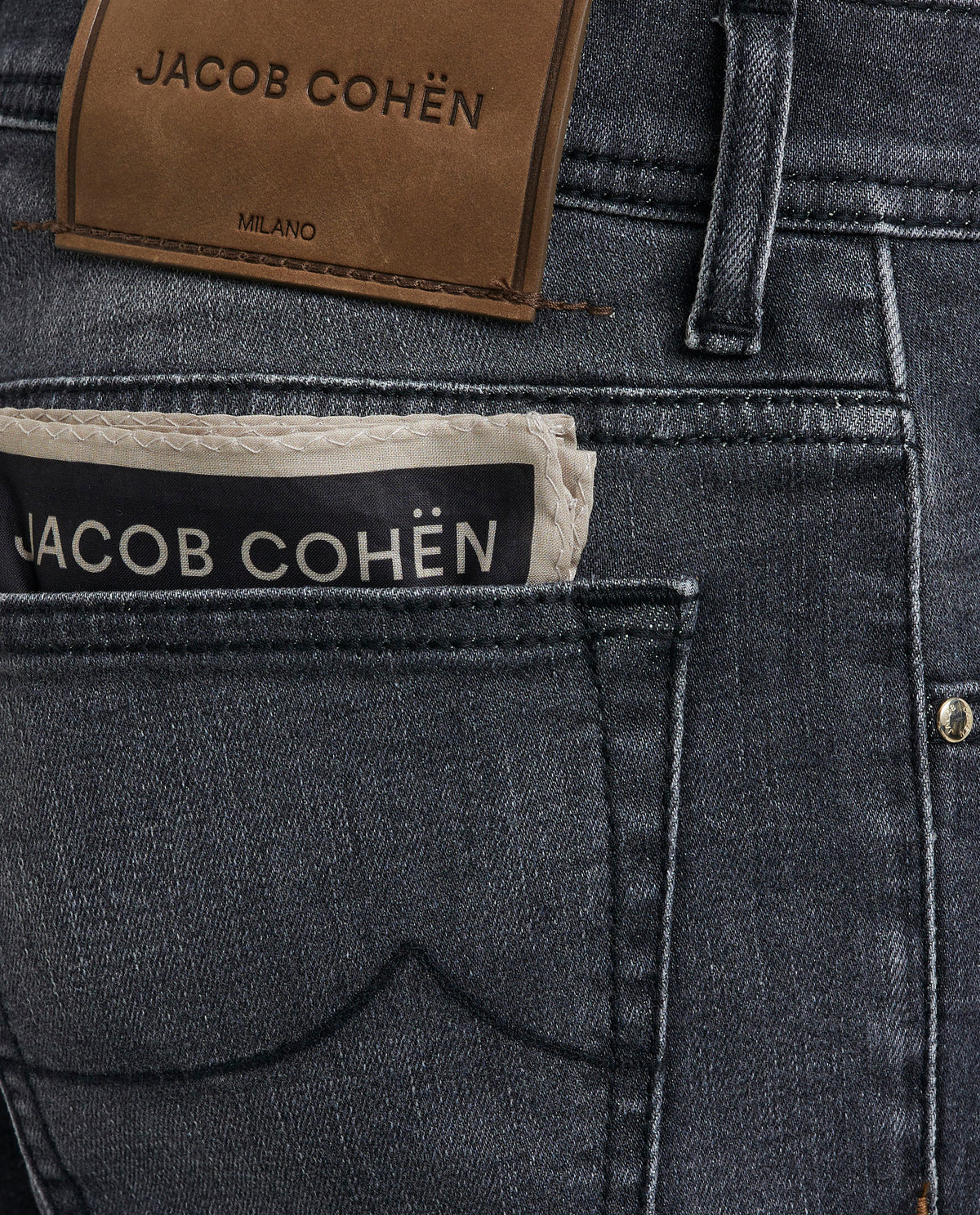 Slim Fit Nick Jeans - Donkergrijs