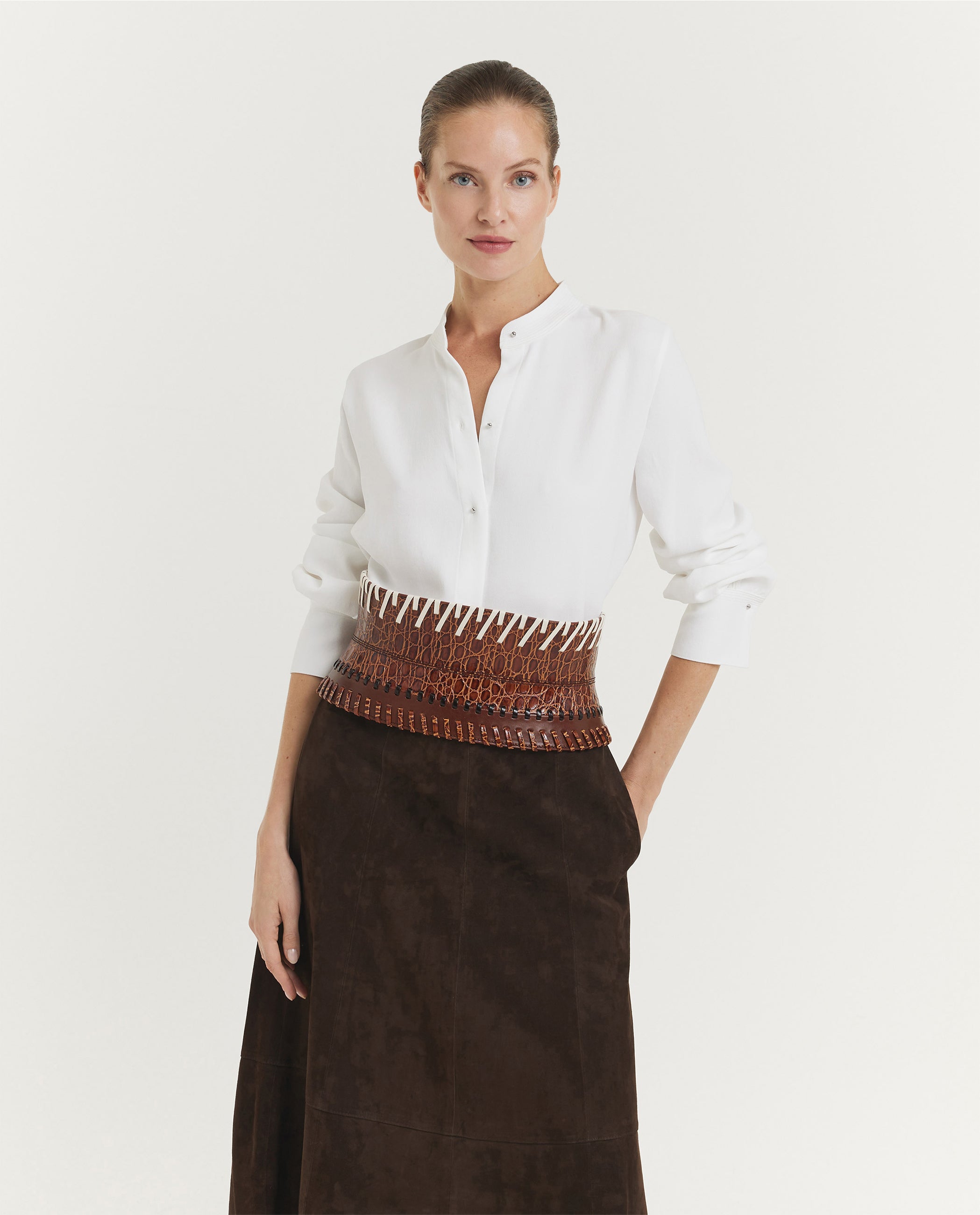 Metal Ball Button Shirt