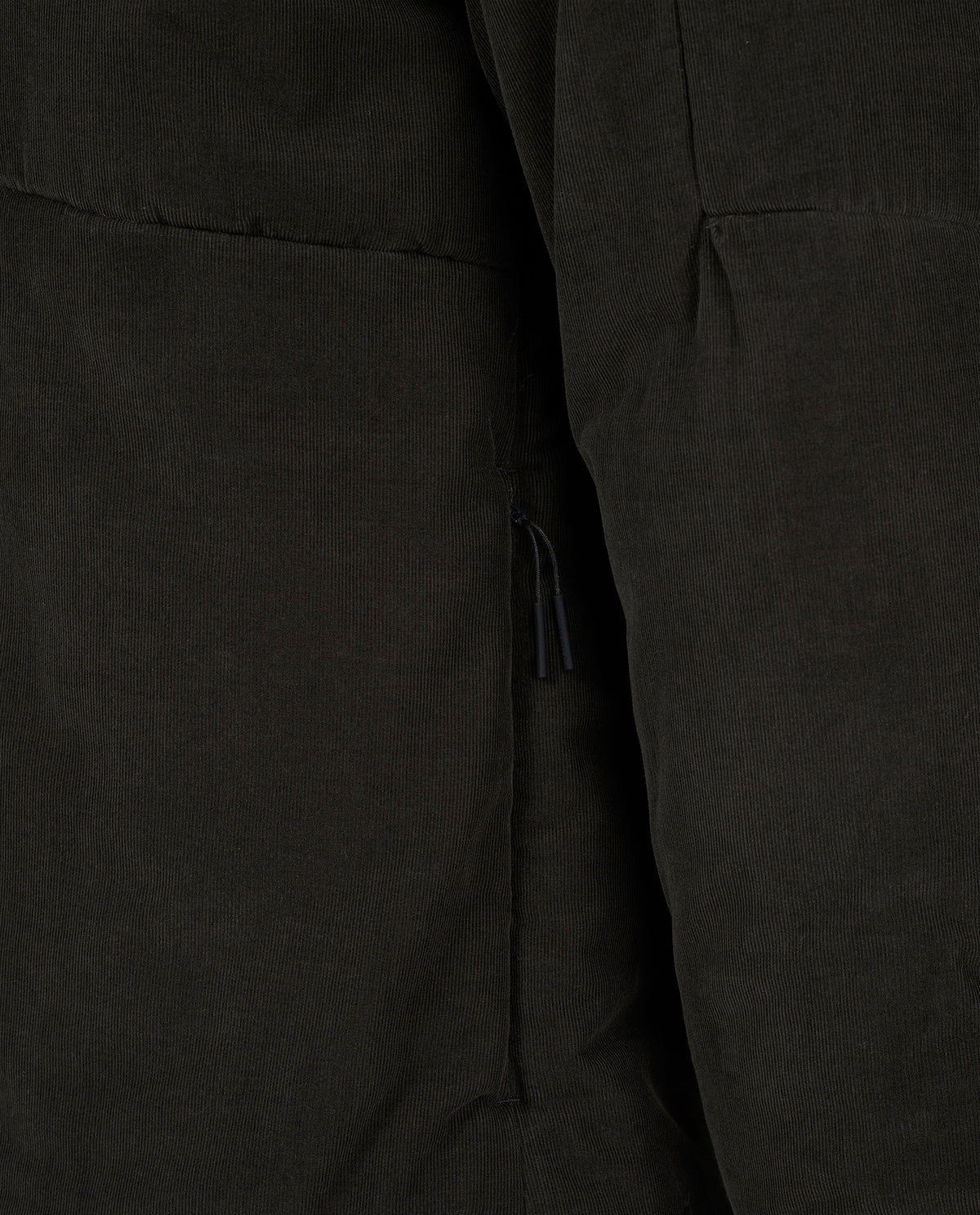 Katoenen Gewatteerd Overshirt - Groen