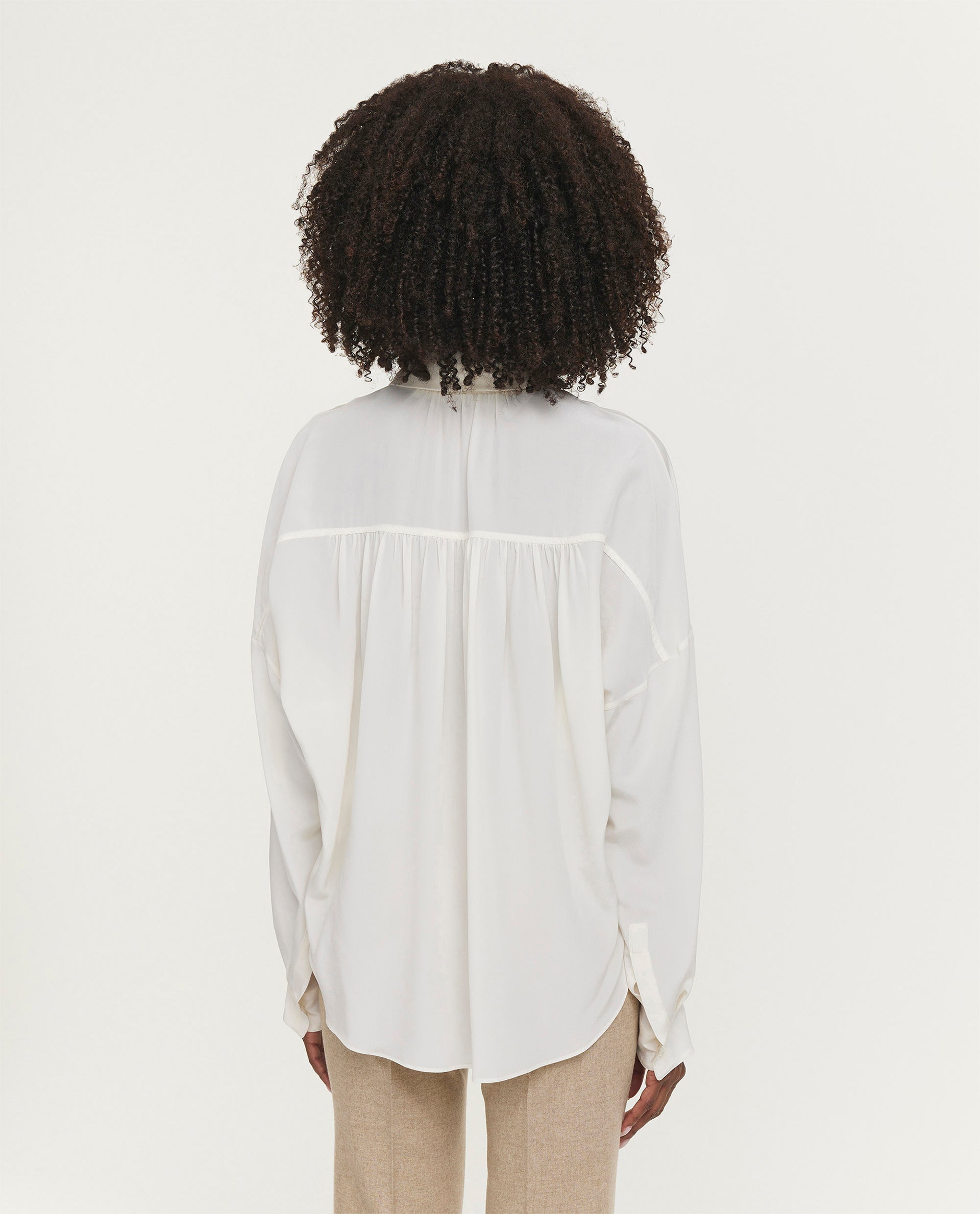 Zijden blouse