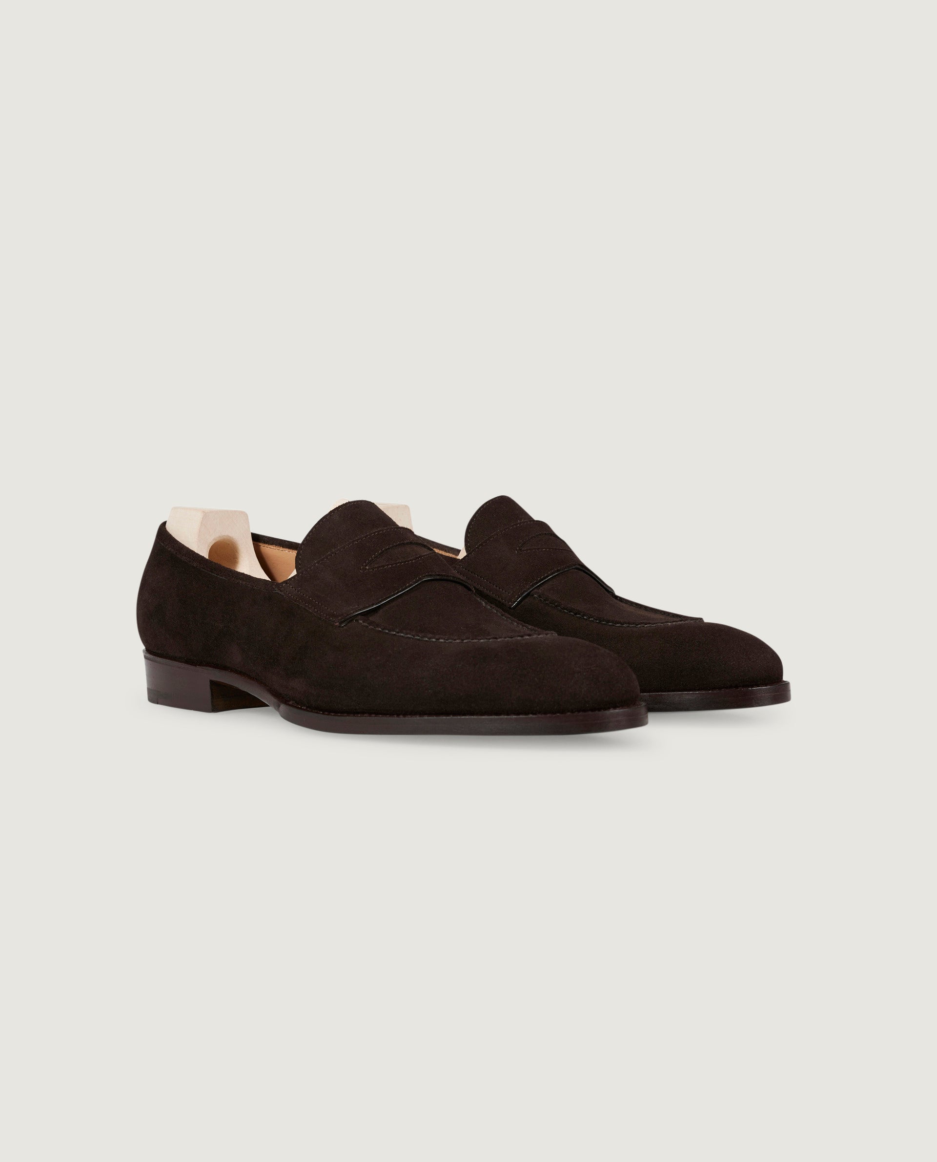 Suede Penny Loafers