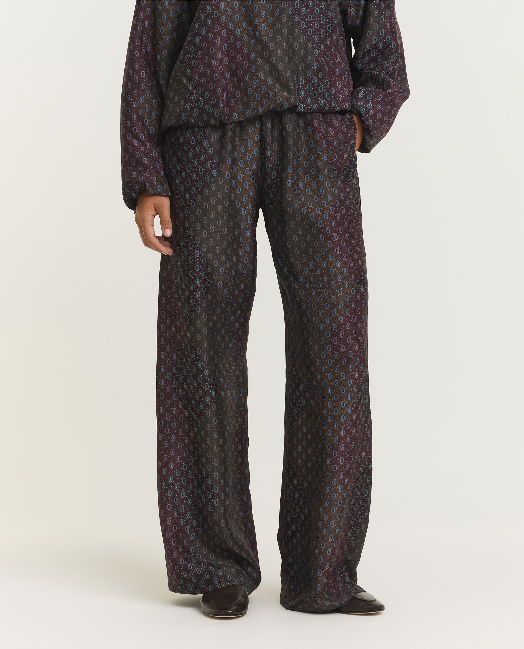 Silk Argyle Trousers