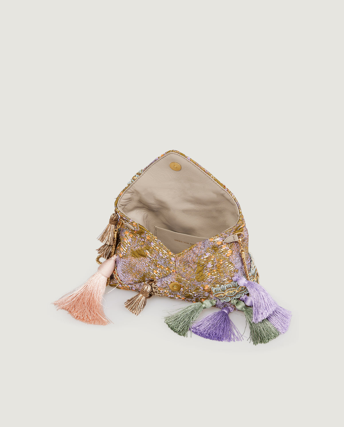 Adorned Envelop Handtas - Lichtbruin