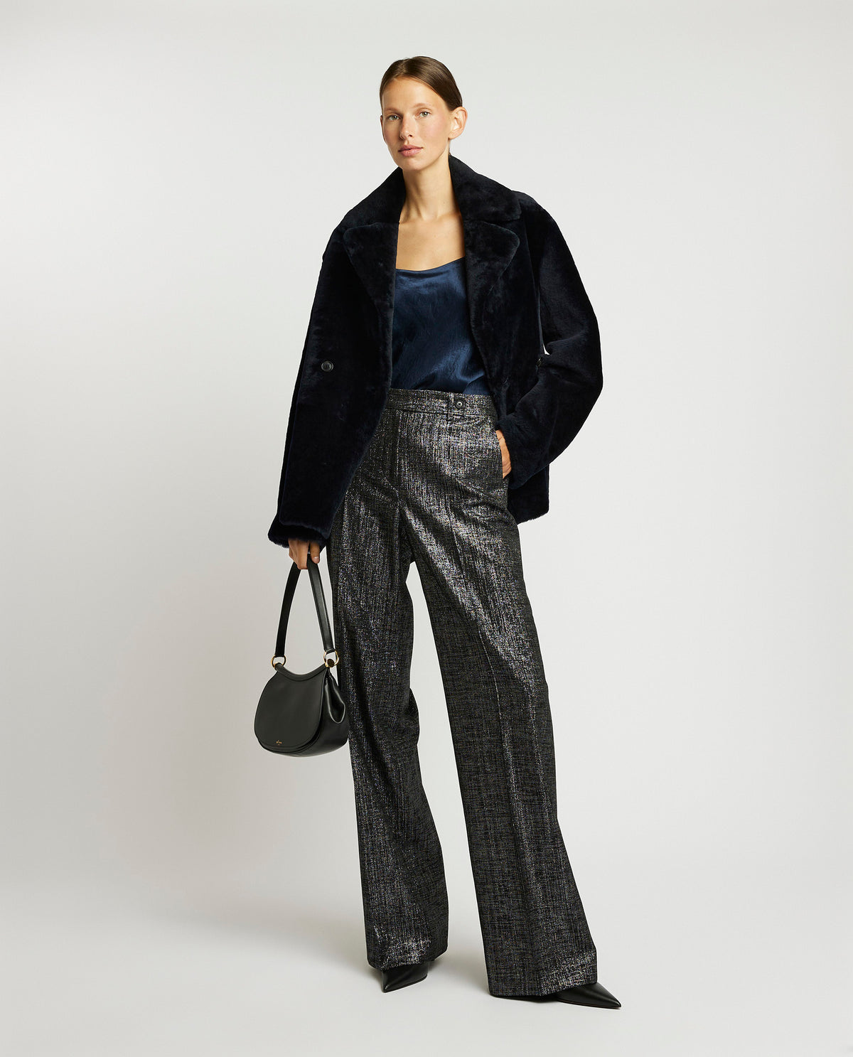 Wide leg trousers