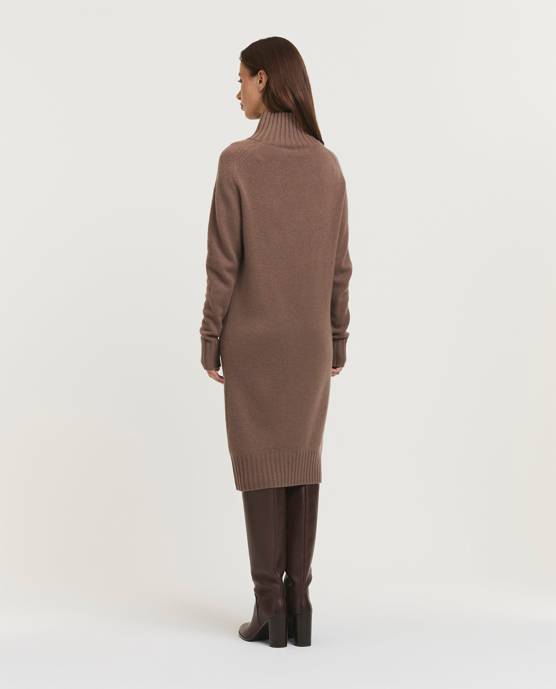 Wool-cashmere dress