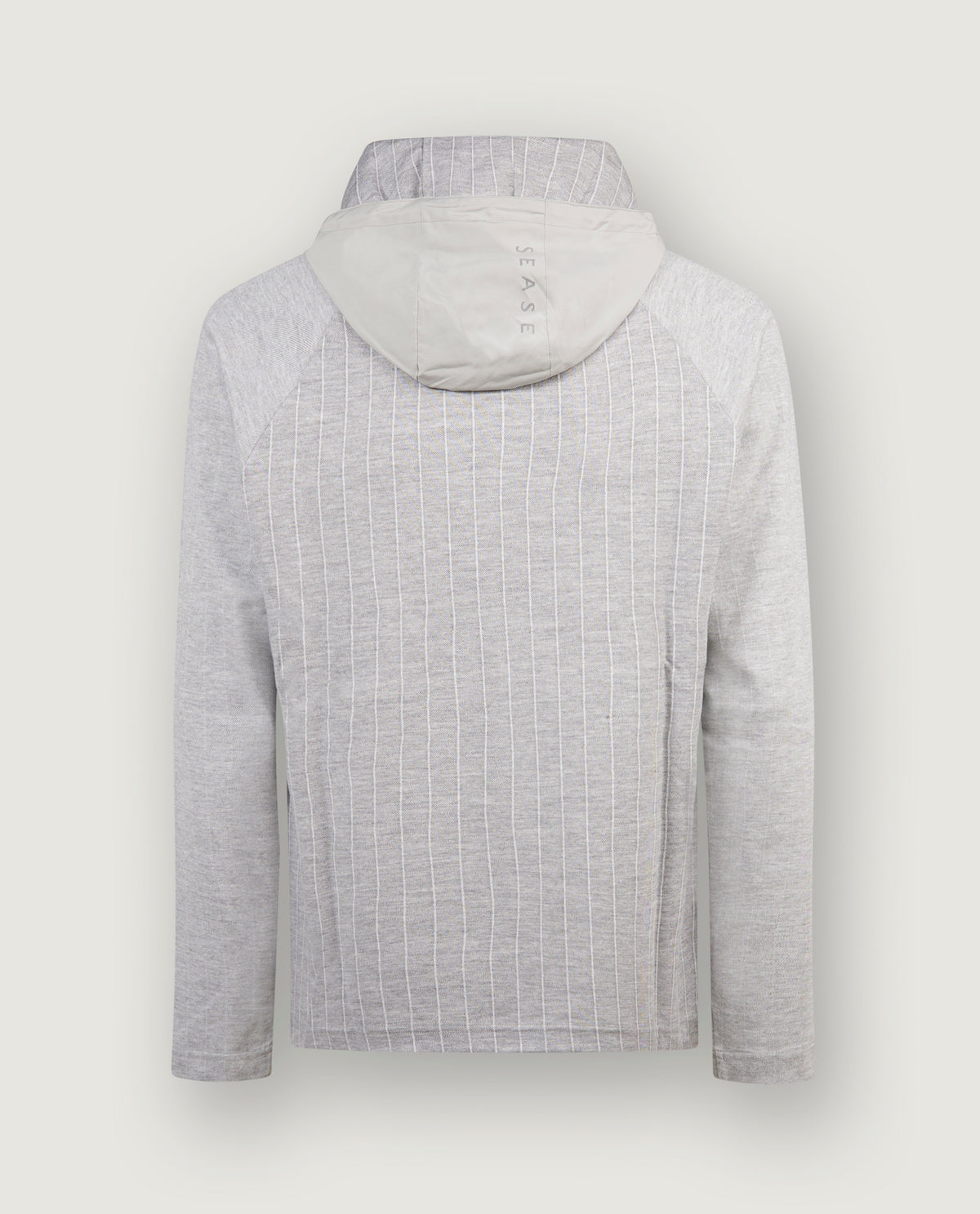 Krijtstreep Hoodie - Lichtgrijs