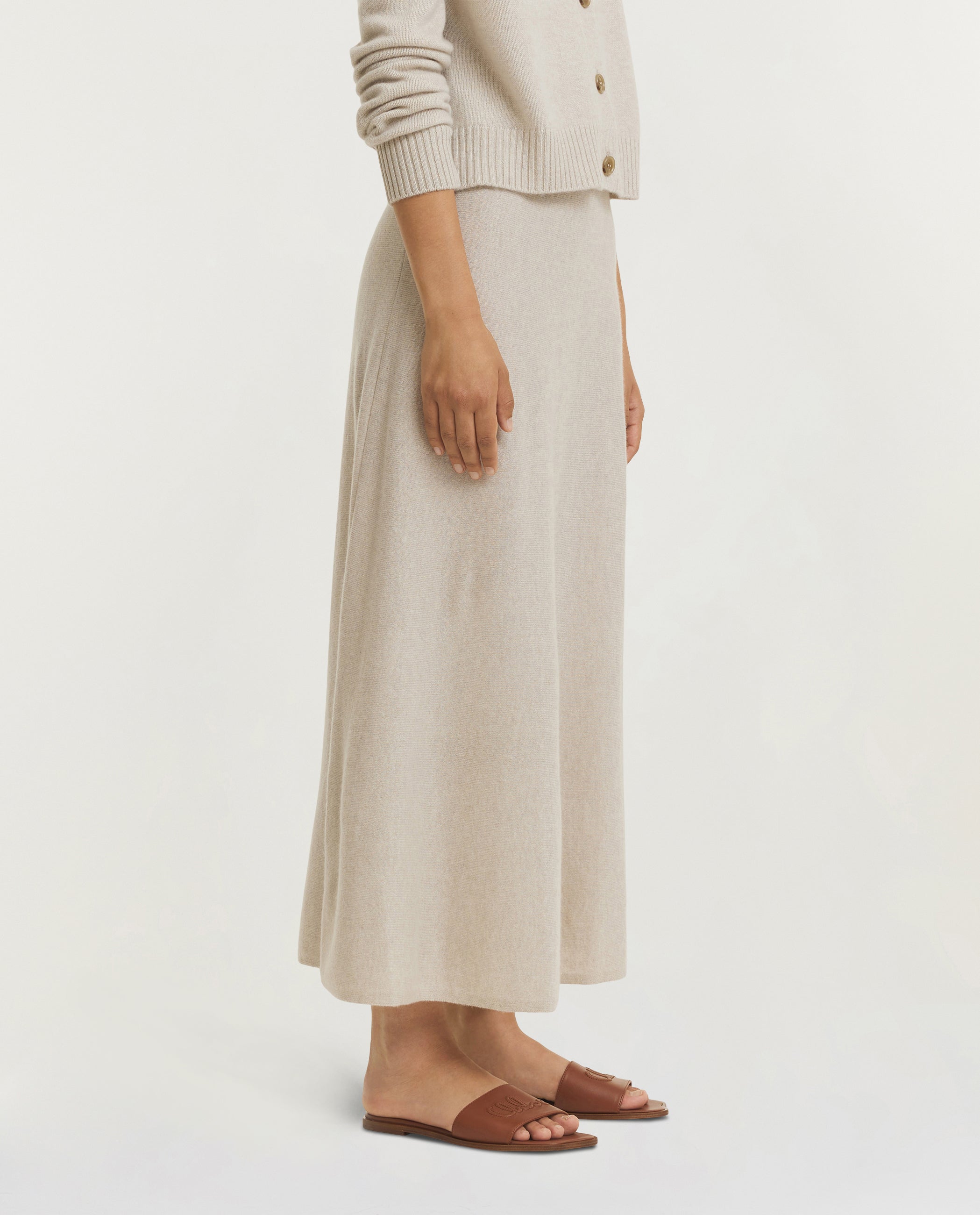 Cashmere Torie Rok - Ecru