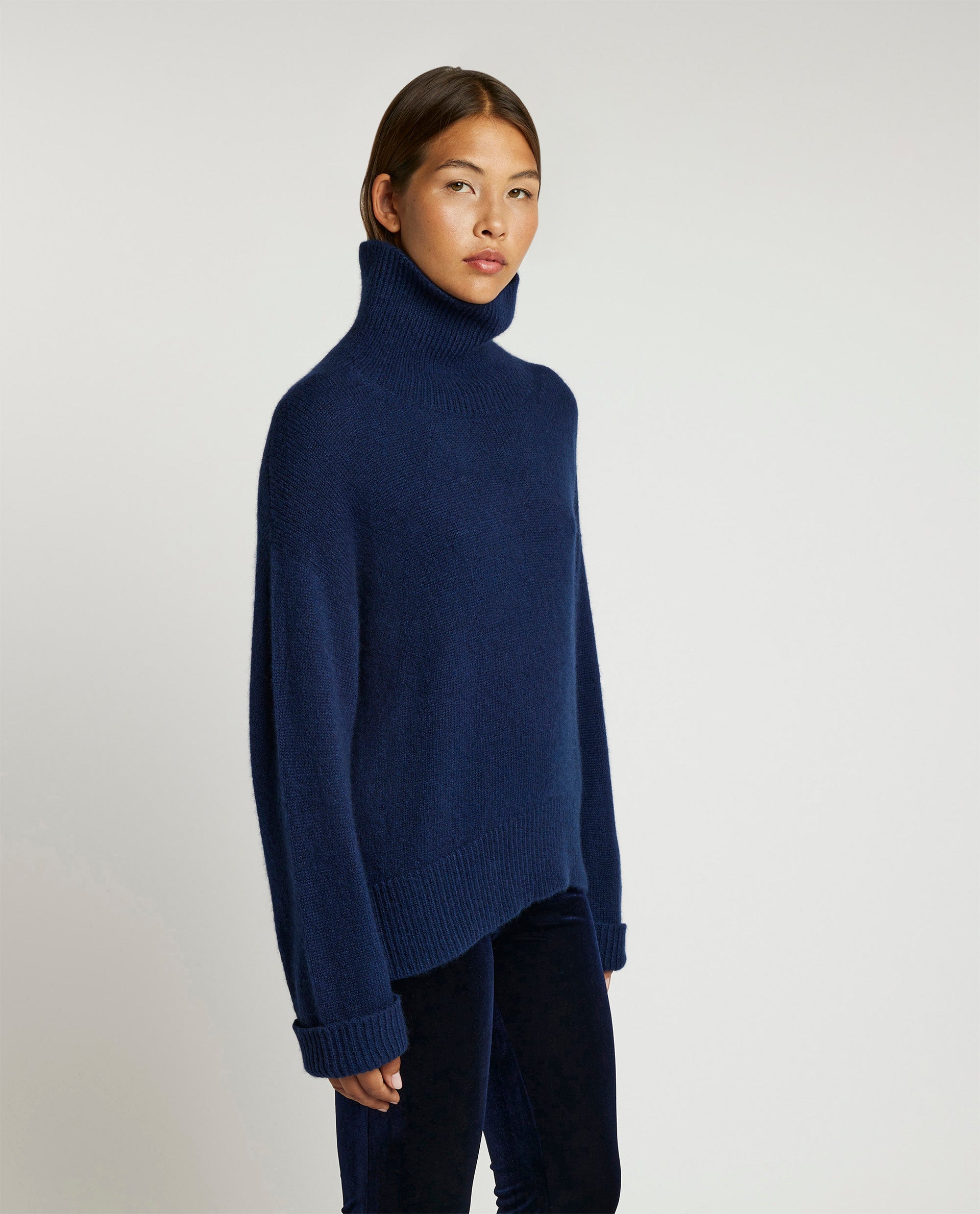 Cashmere-silk sweater