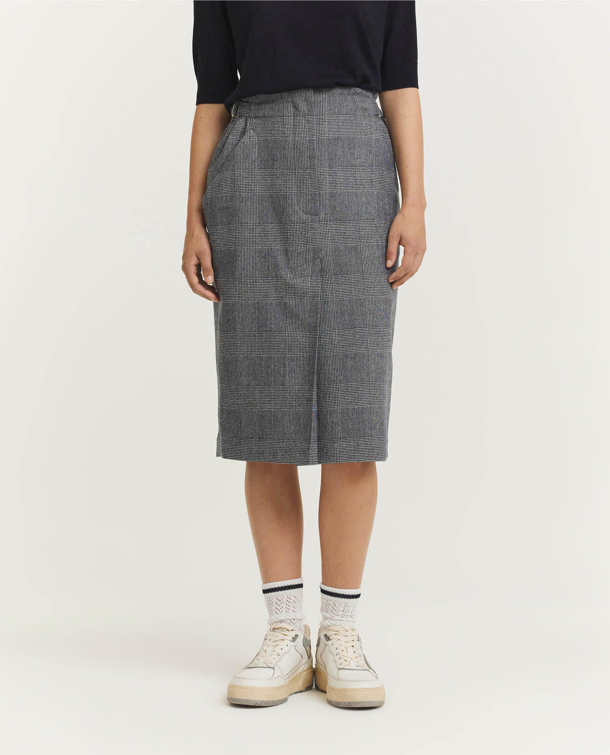 Patterned Pencil Skirt