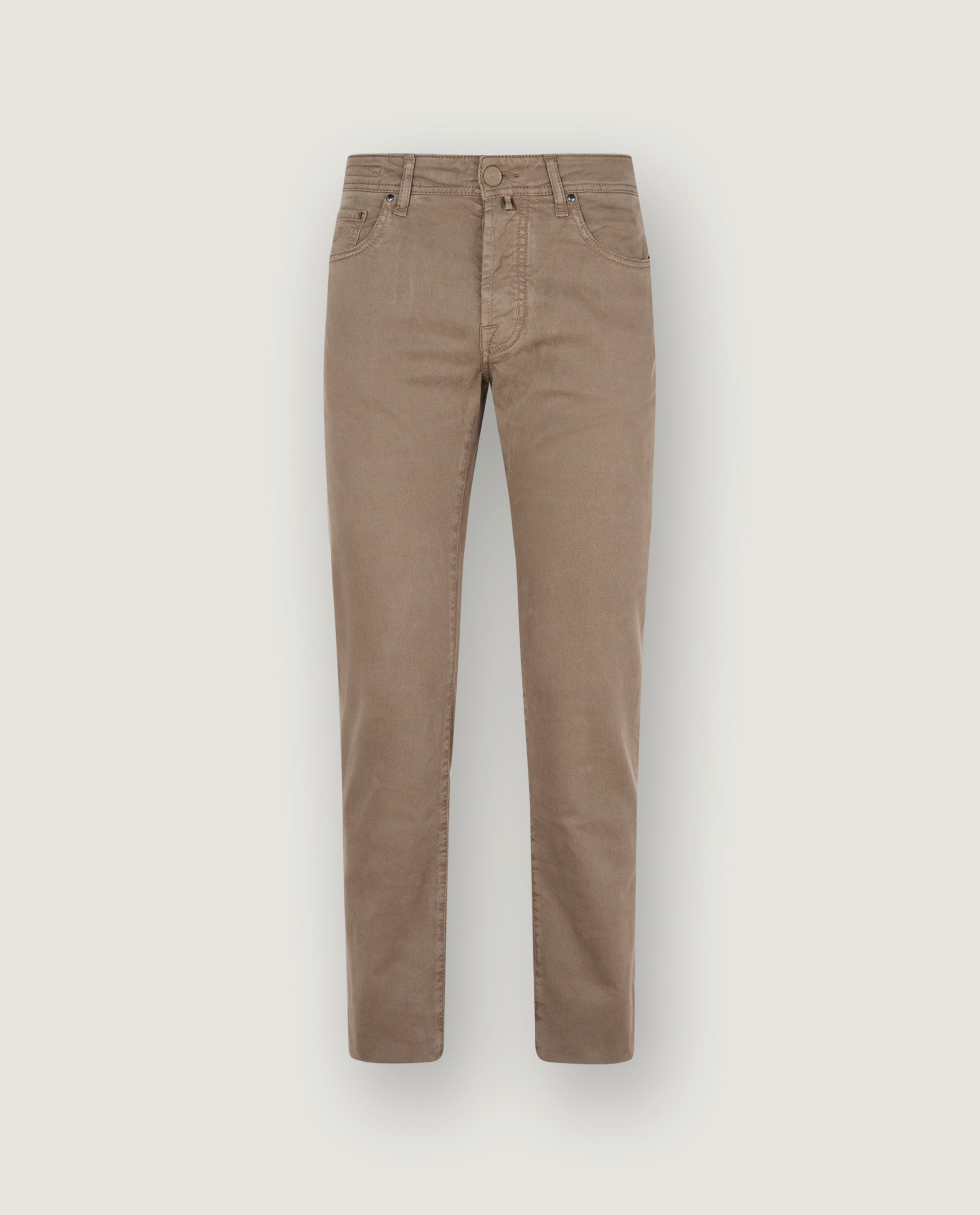 Slim Fit Bard Broek - Bruin