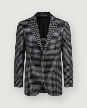 Houndstooth Jasje - Grijs