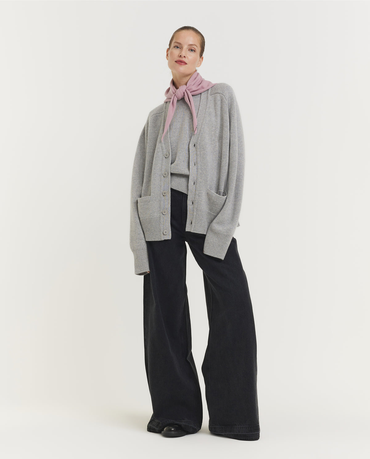 NO.437 Papili Short Vest - Lichtgrijs