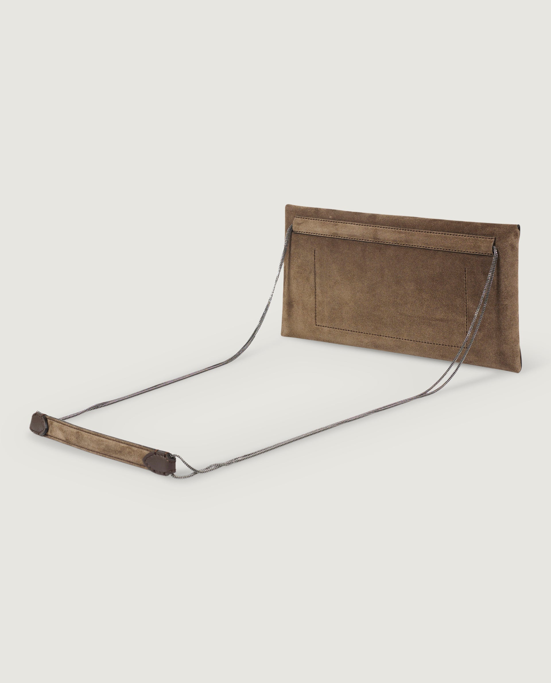 Leather enveloppe bag