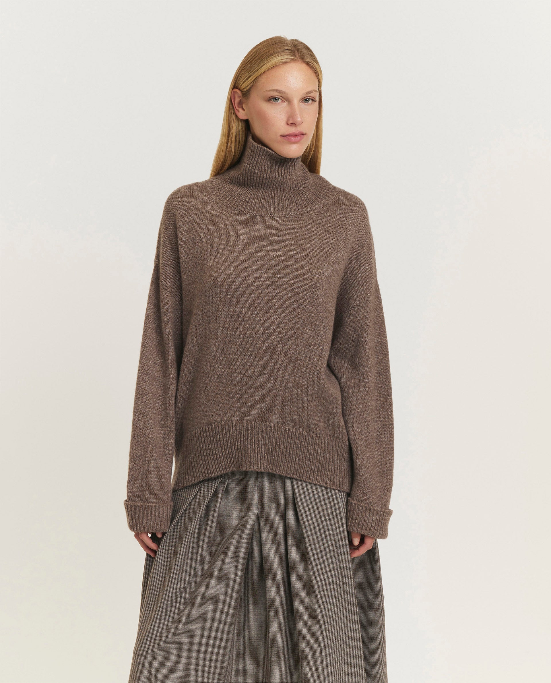 Cashmere-silk sweater