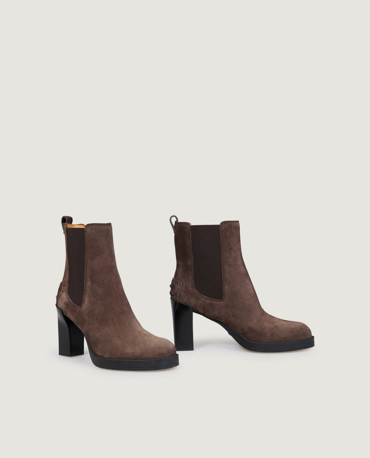 Suede Enkellaarzen - Bruin