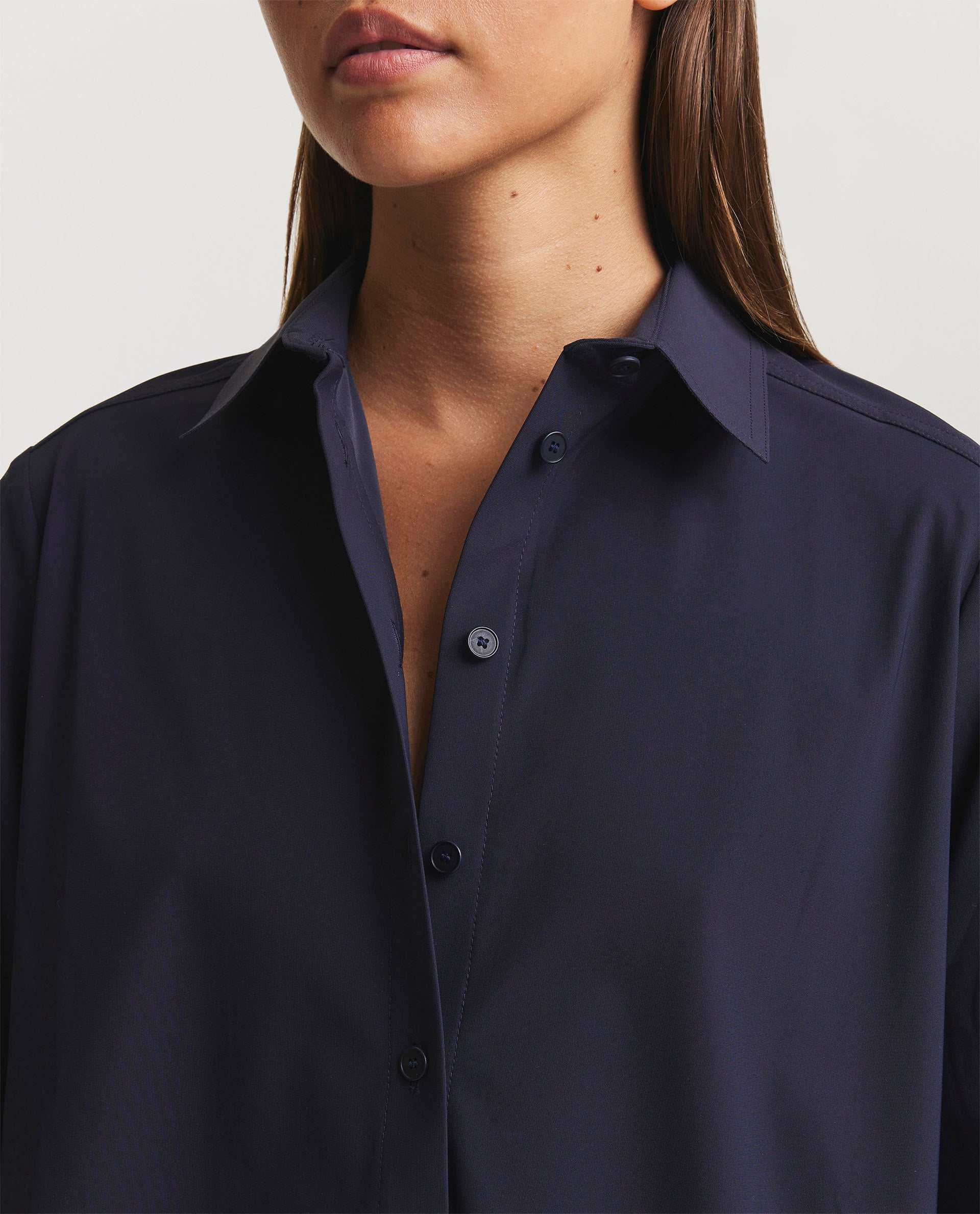 Soepelvallende blouse