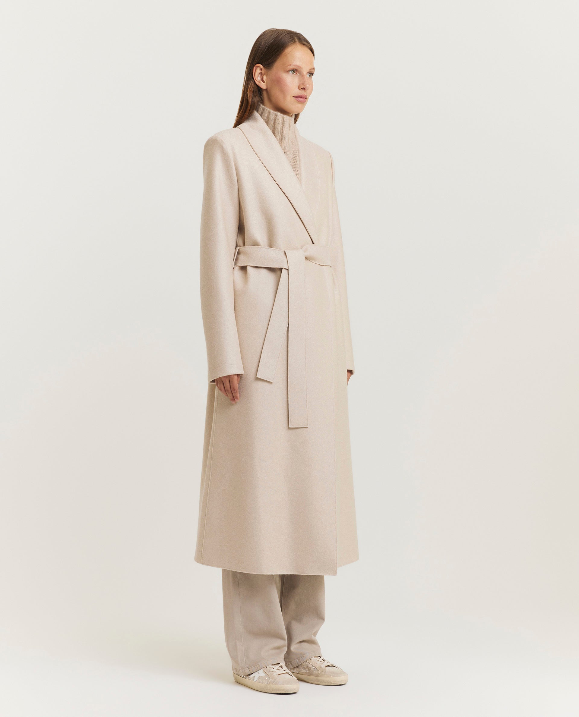 Long wool coat 