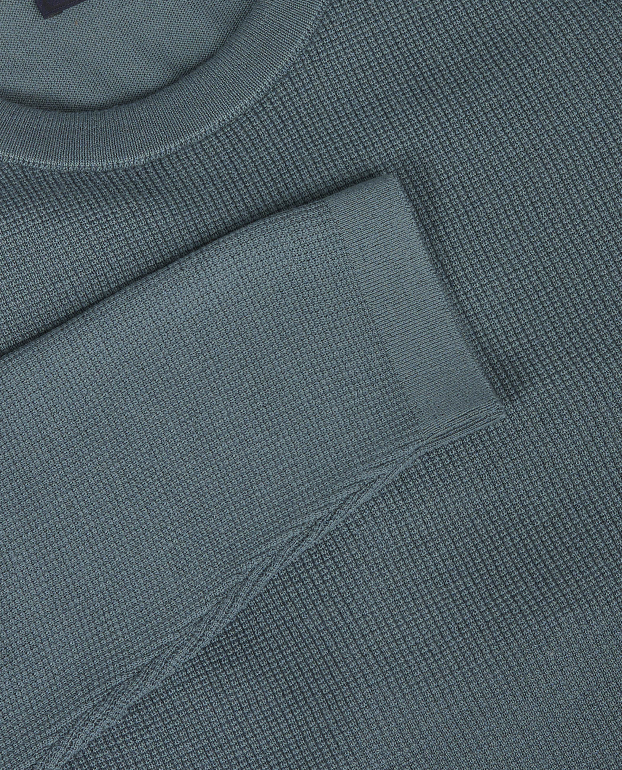 Wollen Ronde Hals Trui - Blauw