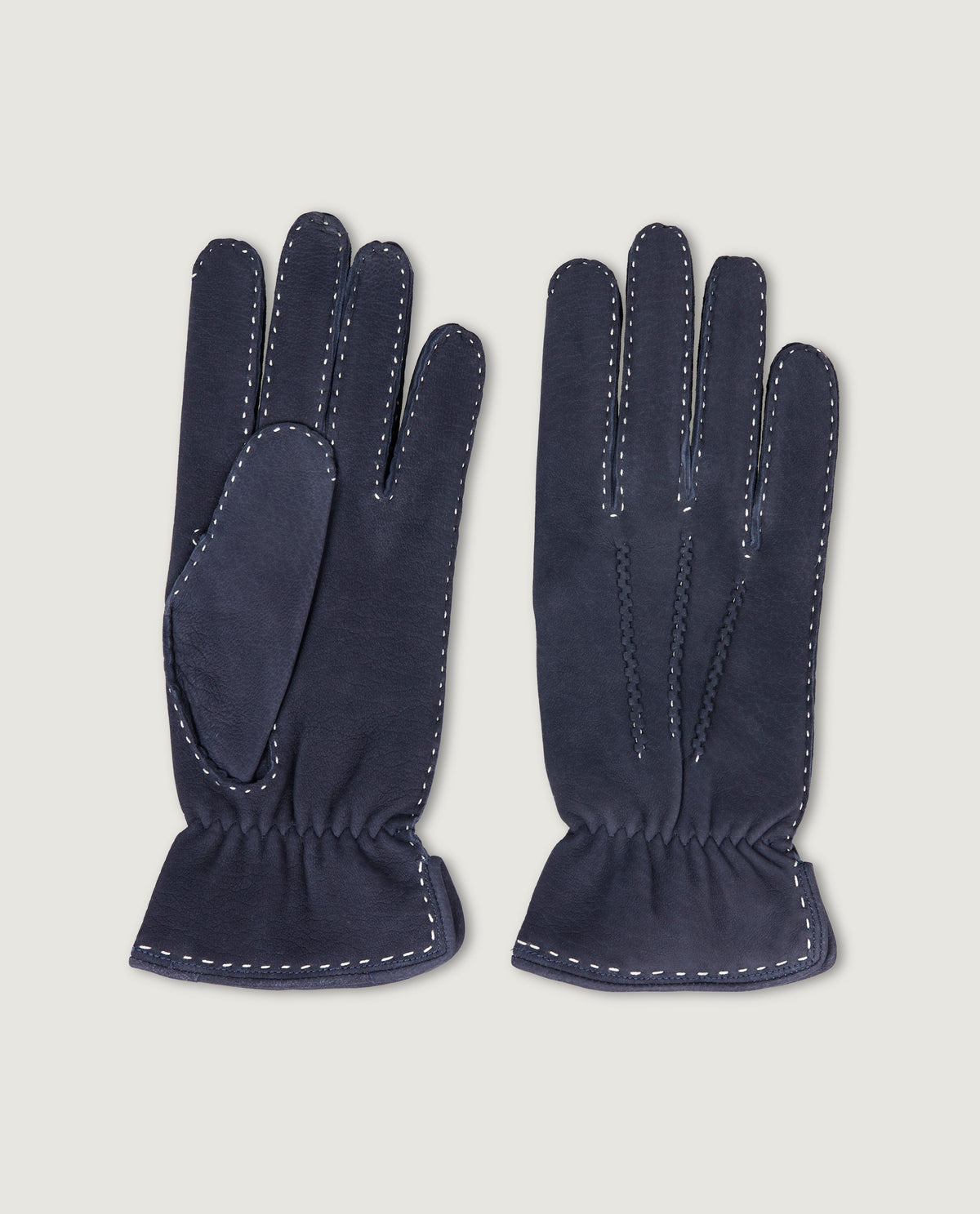 Suede Handschoenen - Donkerblauw