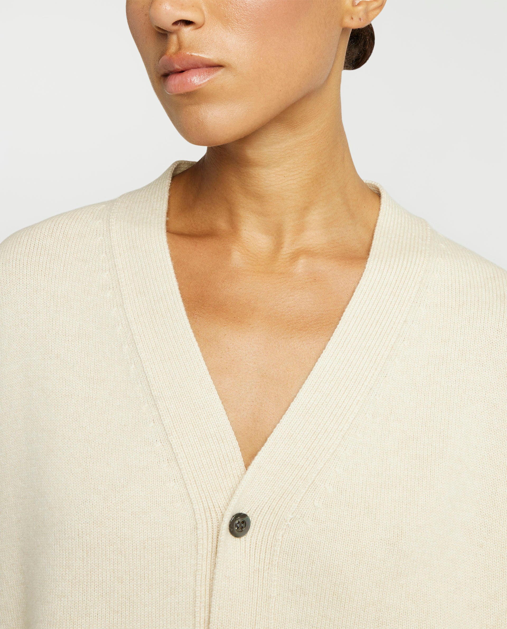 Wool-cashmere cardigan