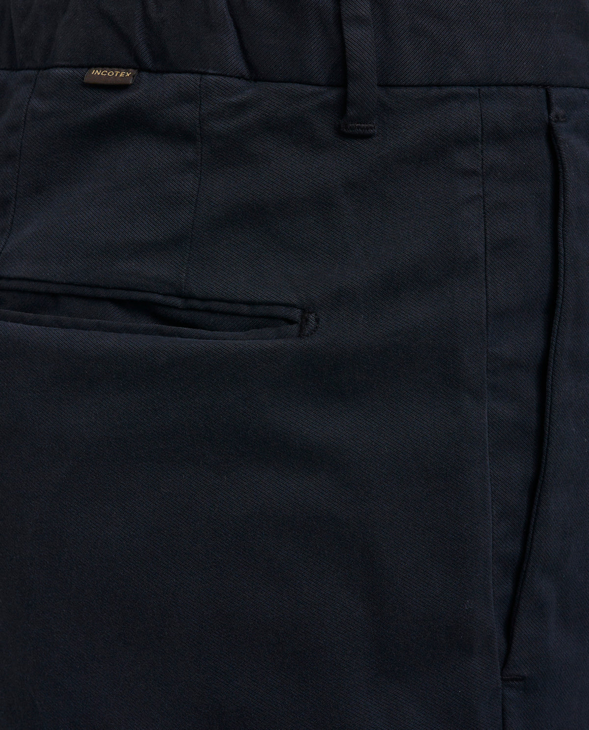 Katoen Lyocell Chino's - Donkerblauw