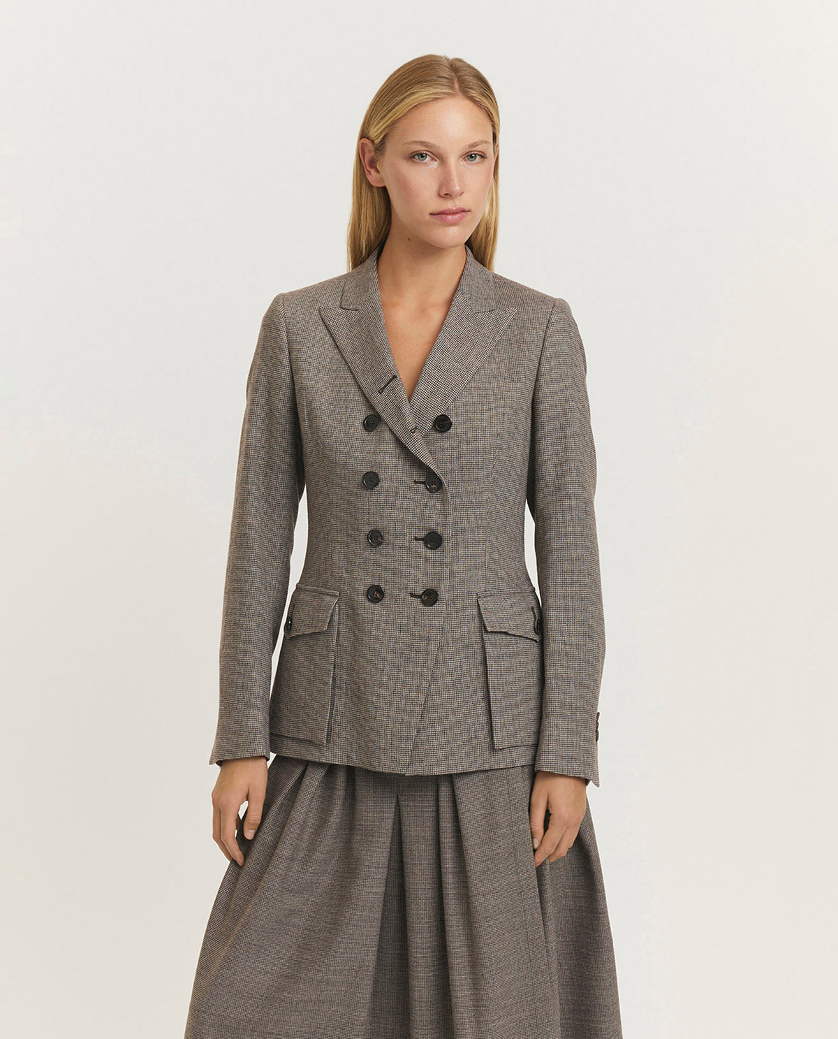 Wool blend blazer