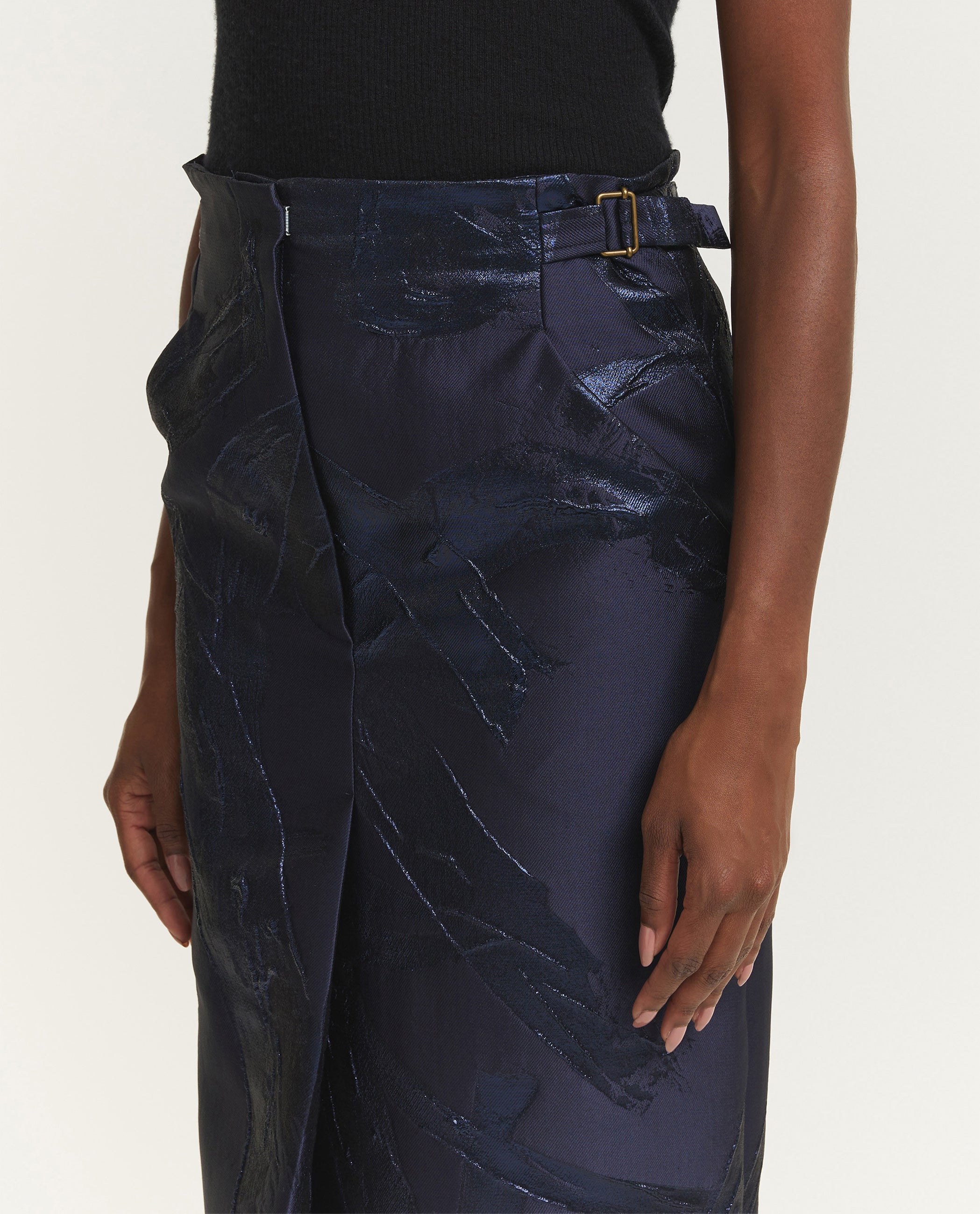 Brush Look Pencil Skirt