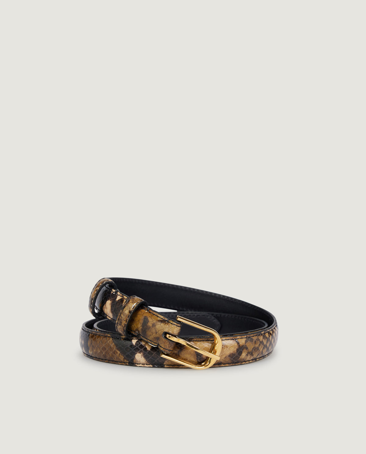 Jane Leren Riem - Bruin