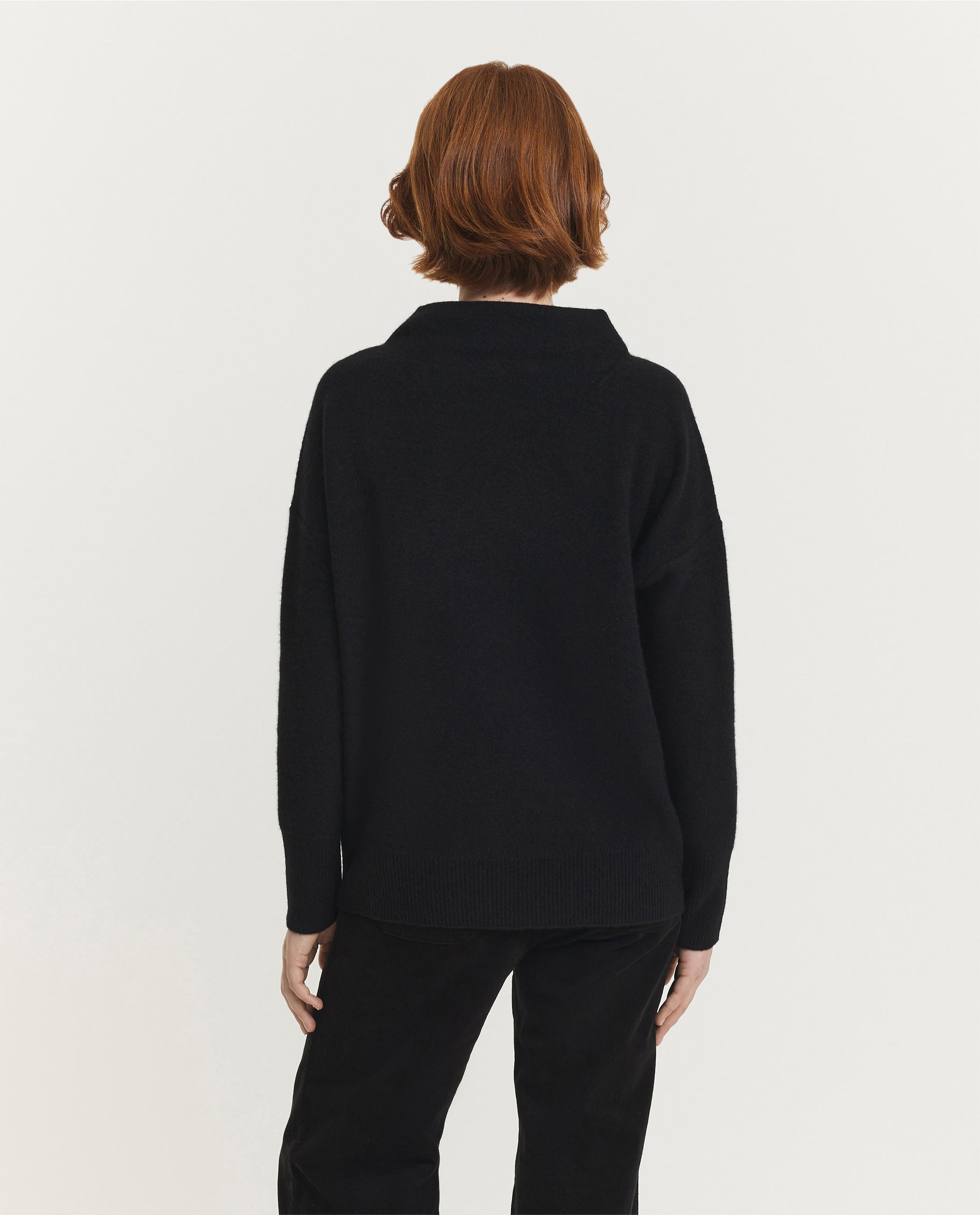 Plush Funnel Neck Pullover