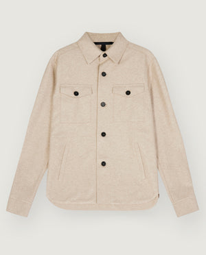 Cashmere shirtjacket