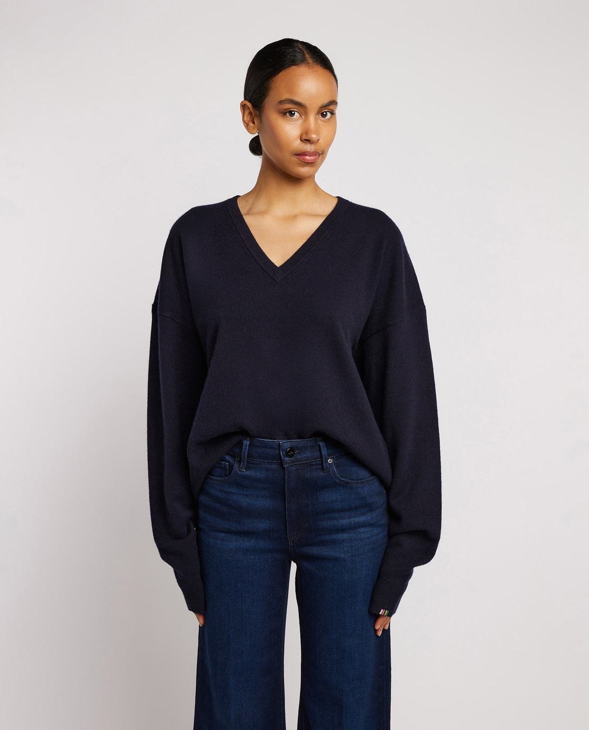 Cashmere V-neck sweater