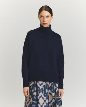 Cashmere turtleneck sweater