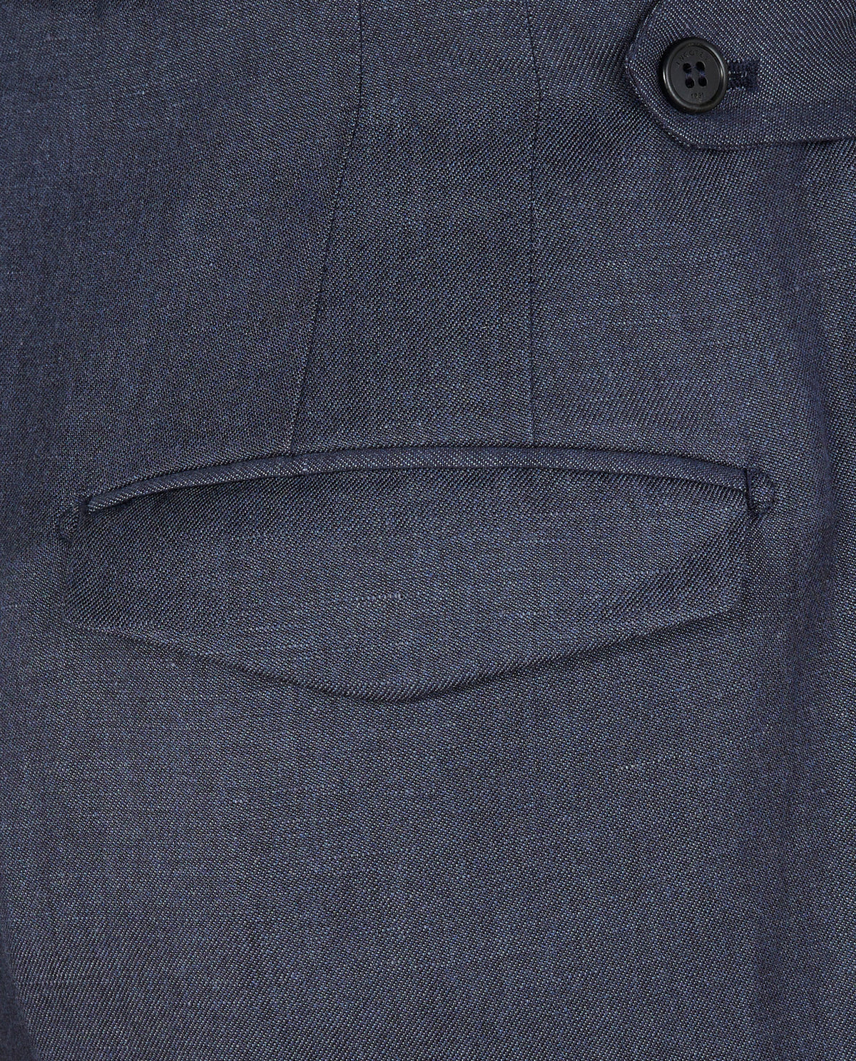 Wol Mix Broek - Donkerblauw