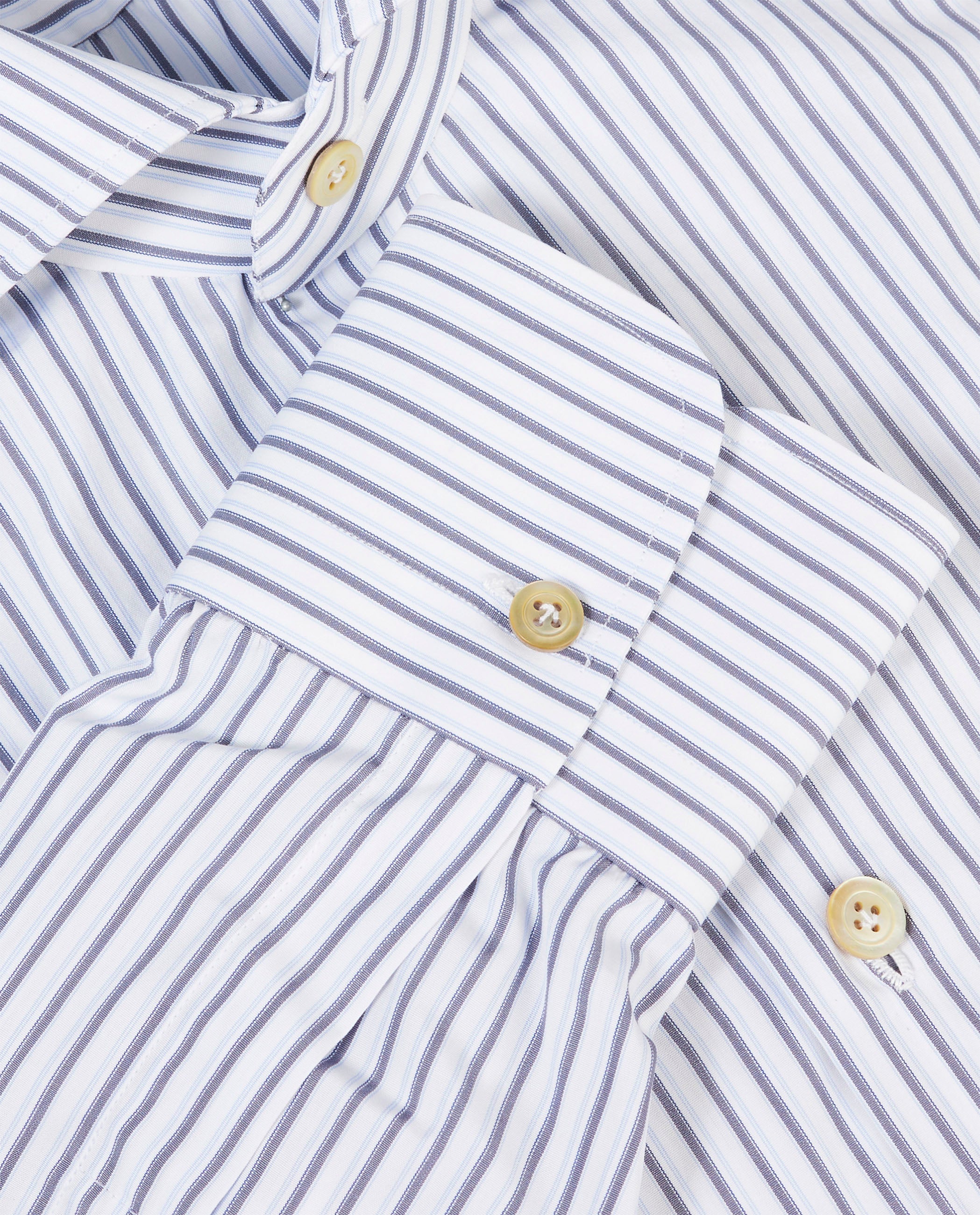 Gestreept Oxford Overhemd - Blauw