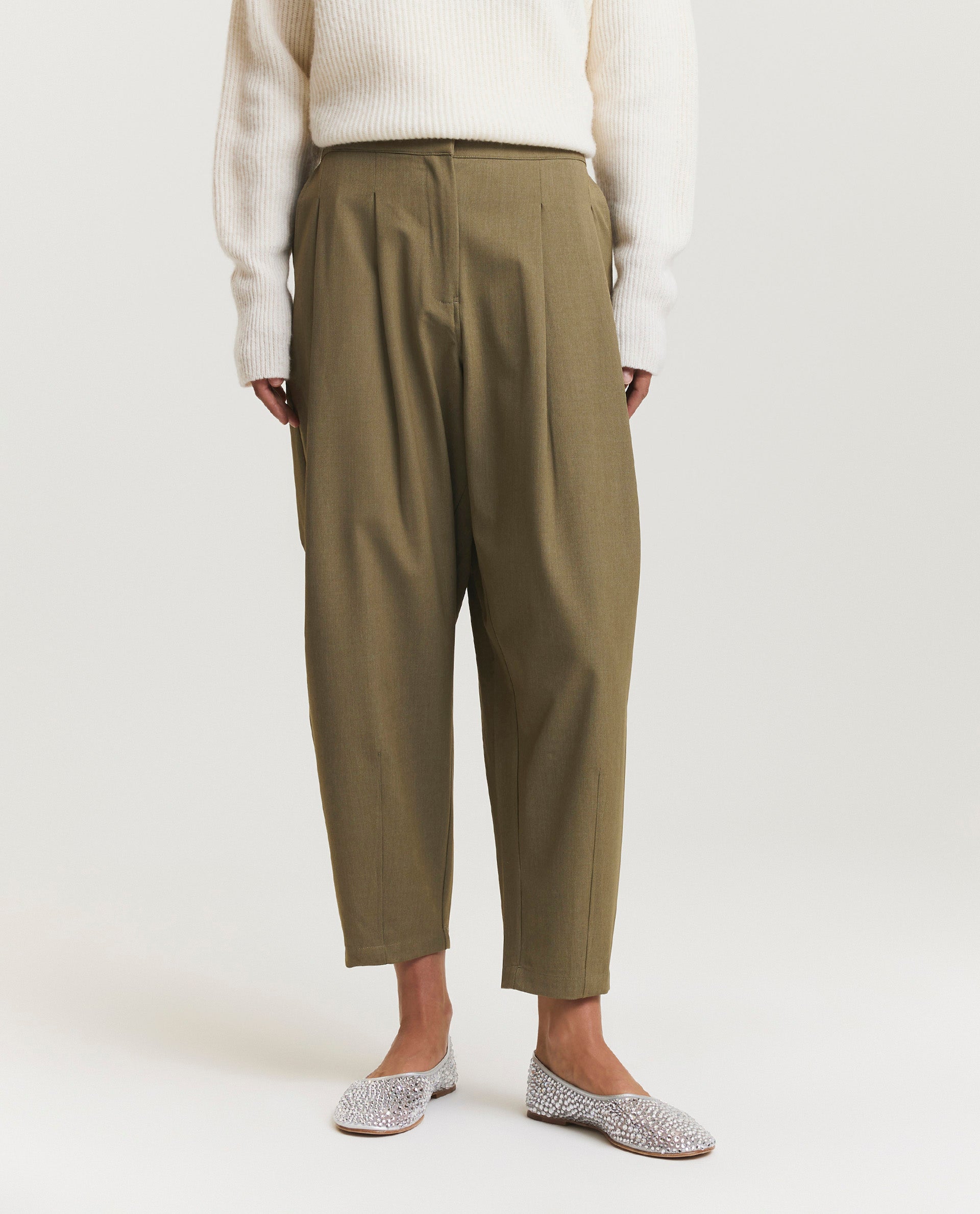 Silk pants