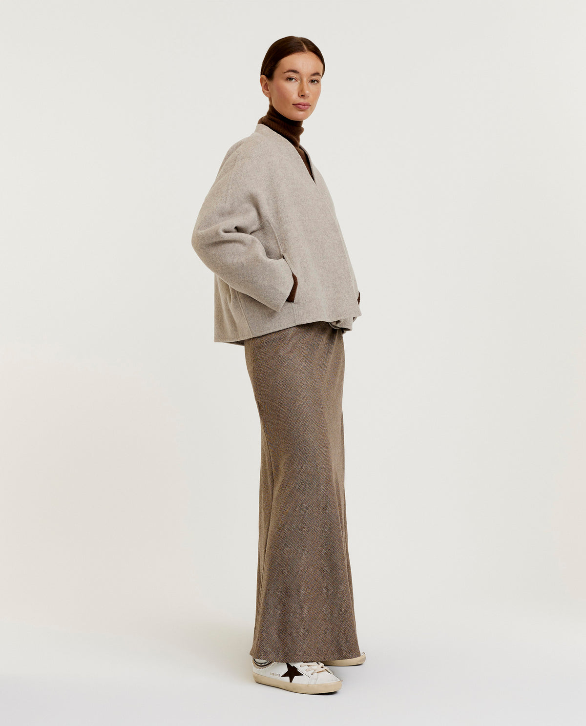 Wool-cashmere jacket